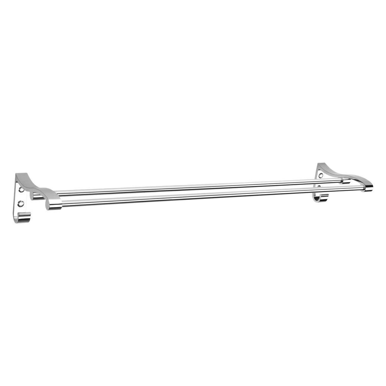 RUDRAKSH Trade Link Stainless Steel Towel Rod/Towel Rack for Bathroom/Towel  Bar/Hanger/Stand/Bathroom Accessories (24 Inch Double Rod Towel Holder). :  Amazon.in: Home Improvement