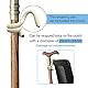 Walking Cane Bendable Halter-Gehstock-Speicher-Grabber-Aufhänger, Krücke Reaching Zubehör für die Befestigung von Krücke an Stuhl, Walker, Mobility Roller, 4-Pcs