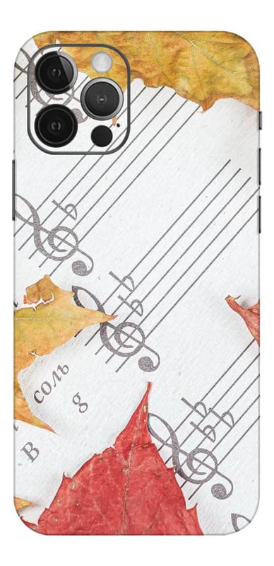 Image of Mobile Skin Sticker Compatible with Apple iPhone 12 Pro Skin Not Back Cover, Camera & Back Protector Mobile Skin Wrap; iPhone 12 PRO-KE-124