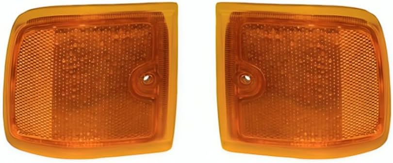 For 1996-2002 Chevy Express 1500 Pair Driver and Passenger Side Turn Signal/Side Marker Light Lens and Housing Only GM2550151 GM2551151 - Replaces 5977399 5977400 ;