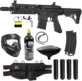 Maddog Tippmann TMC MAGFED Silver CO2 Paintball Gun Starter Package - Black