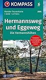 KOMPASS Wander-Tourenkarte Hermannsweg und Eggeweg, Die Hermannshöhen... KOMPASS Wander-Tour - www.wander-gast.de, Tipps für Wanderer