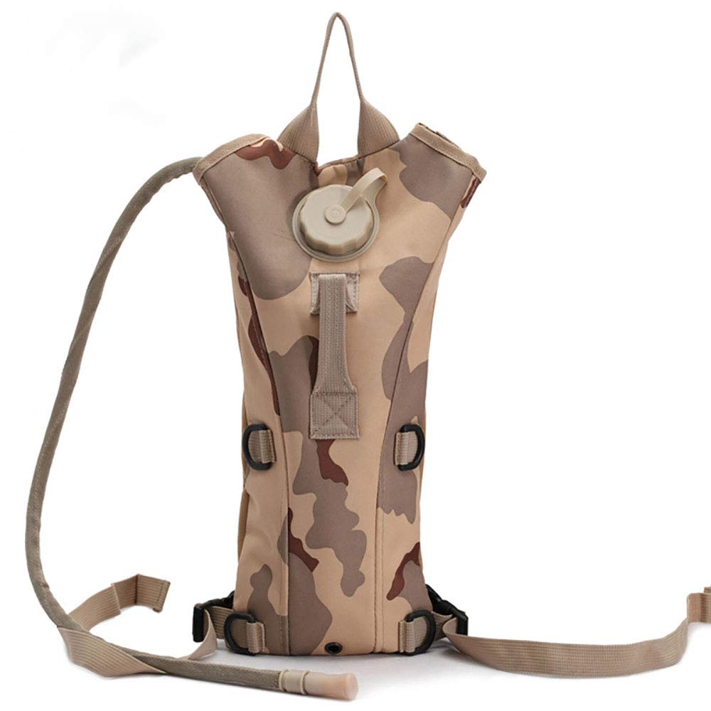 HBG Army Hydration Backpack with 3L Water Bladder Water Bag Pouch for Hiking Climbing Hunting Cycling Running Survival Outdoor Backpack