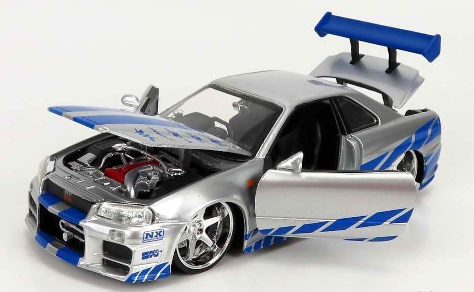 Coche Skyline GTR R34 Fast and Furious al 1/24