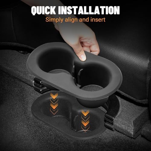 Portavasos trasero para Dodge RAM 1500 2013-2018 miniatura 5