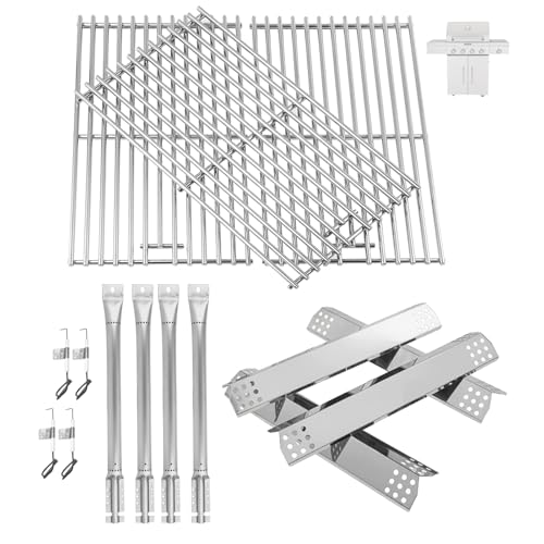 Image of Replacement Parts for Kitchen Aid 720-0733D 720-0954 720-0954R 720-0733 720-0733A 720-0954A 720-0954AC, Cooking Grates, Burner and Heat Plates for KitchenAid Grill Replacement Parts