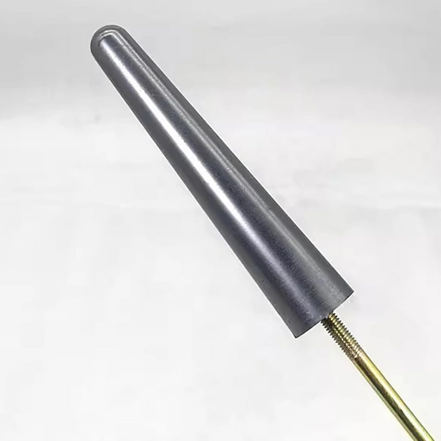 DIY Glass Craft Making Tools Lamp Worker Burned Glass Cone Ring Cup Expander with Wood Handle (Round Head Cone)