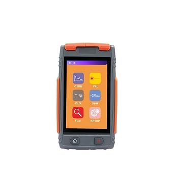 New Fiber Optic Mini OTDR 4 inch touch screen multiple funtion include OPM,OLS,VFL, FLM1625nm SC APC