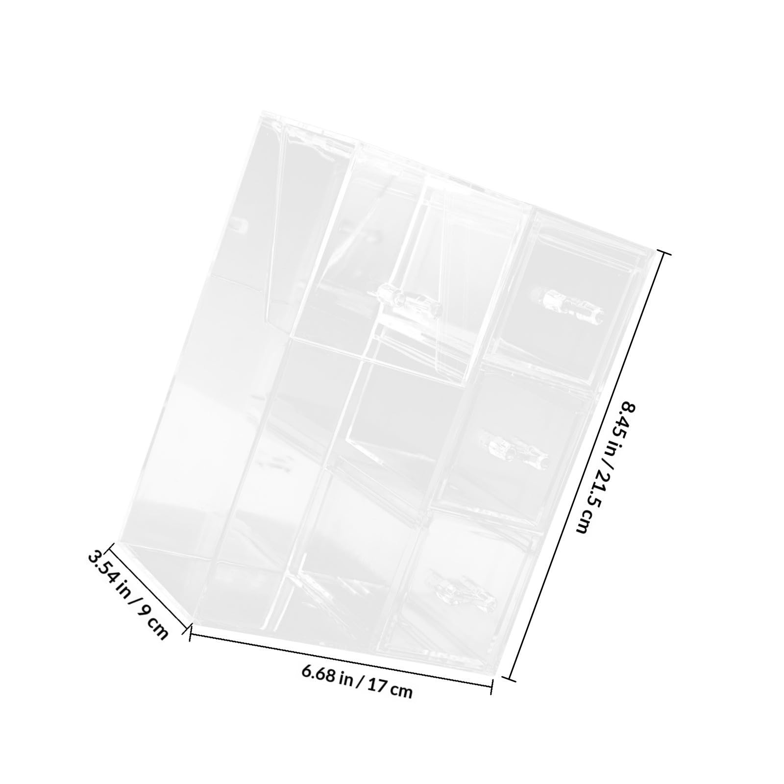 Porta Brochas de Maquillaje Transparente de Acetato con Apertura Grande y Tapa para Escritorio Soporte Multiusos para Pinceles Lápices Brochas y Utensilios Cosméticos para Hogar