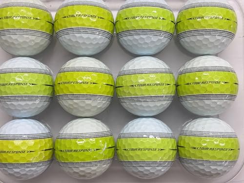 tour response stripe green golf balls for taylormade pearl/grade A used 12 pack - Image 2