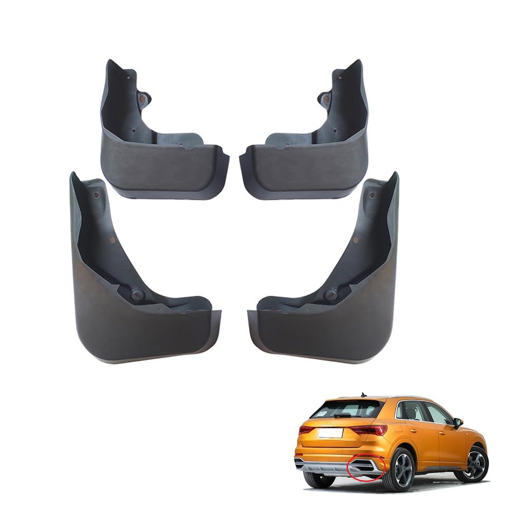 Amhvmu Normal 4Pcs Mud Flaps For Audi Q3 S-Line 2019-2023