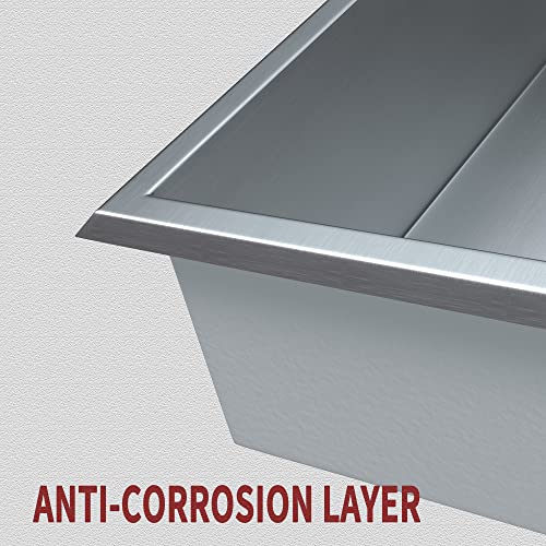 Suntage Recessed Shower Niche Insert Stainless Steel, Square Shower Niche, Shampoo Niche Needs No Tiling, Shower Insert Wall Niche For Shower Bathroom Storage, 24" X 12", Brushed #TOP3