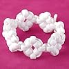 The Beadery - 9x6mm Barrel Pony Bead, White - 900 Pieces - 750V073 #2