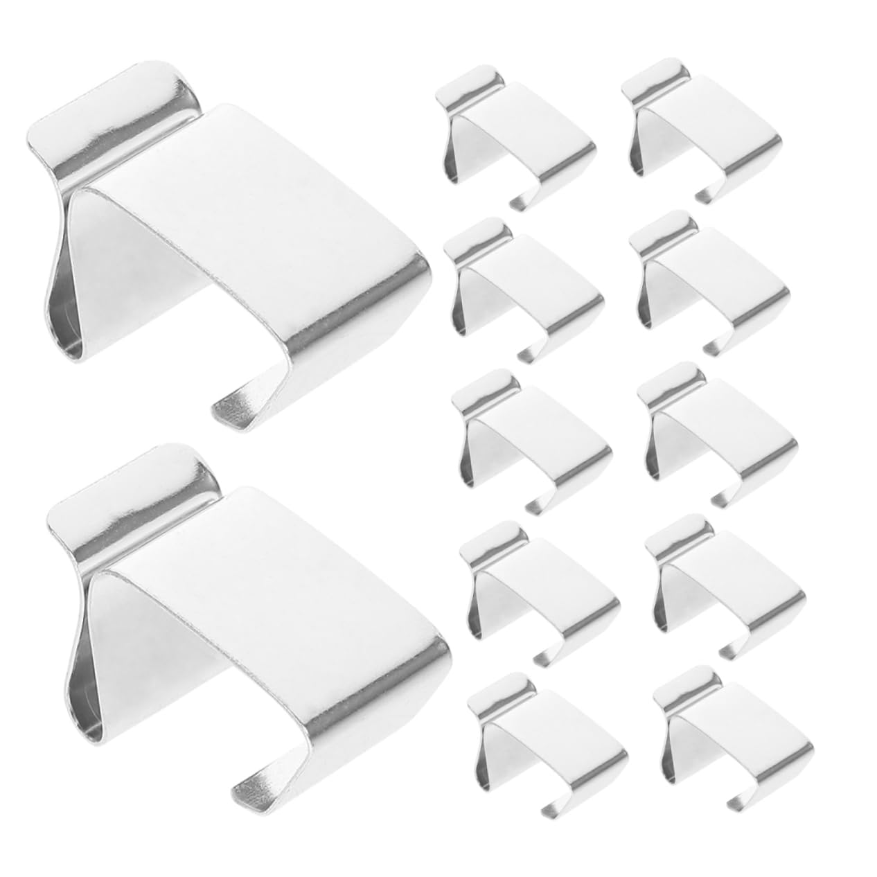 KONTONTY 20Pcs String Light Hooks Durable Gutter Hangers for Outdoor Decorations Easy Installation for Festivals Compact Design for Home and Garden Use