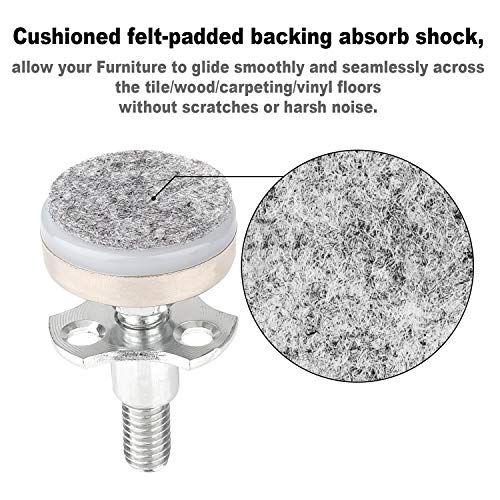 Heavy Duty Furniture Leveling Feet Adjustable Furniture Leg Levelers for Tables Chairs Cabinets Sofa Raiser Support 1320LBs - Image 3