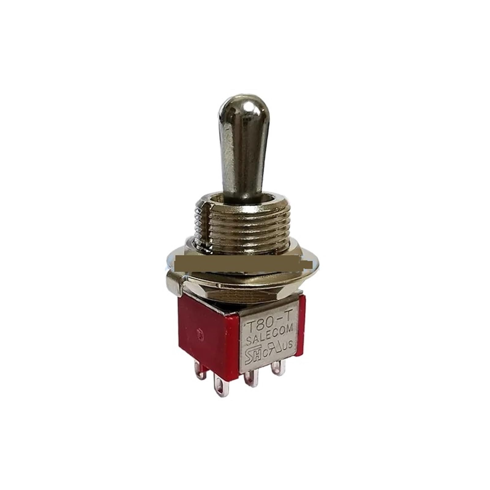Interrupteur de guitare DPDT 3 voies 12mm scellé type Fat Bat pour panneau