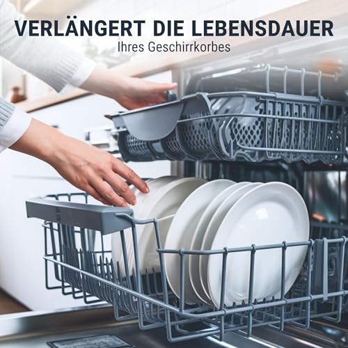 Rollen für Geschirrspüler 8 Stück Unterkorb universell einsetzbar Korbrollen Unterkorbrollen für Spülmaschine von AEG, Favorit, Privileg, Zanussi u.v.m.