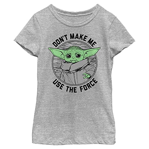 T-shirt Star Wars Mandalorian gris pour fille en taille S