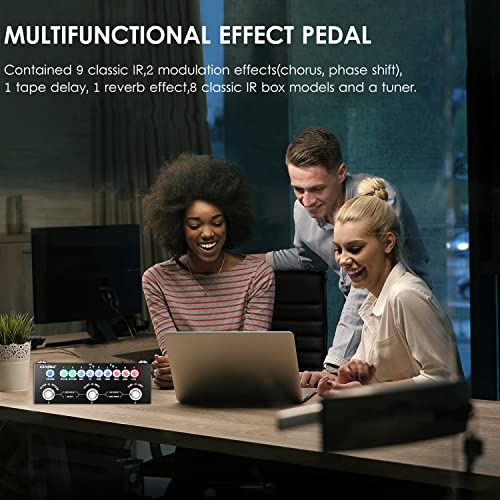 mewmewcat mélangeur Audio, Cube Baby Pédale d’effet combinée de Guitare électrique multifonctionnelle Portable avec Fonction d’interface Audio d’enregistrement de téléphone de Lecture de Musique sans - Les Beatles, Paul McCartney, John Lennon, RIngo Starr, George Harrison mewmewcat mélangeur Audio, Cube Baby Pédale d'effet combinée de Guitare électrique multifonctionnelle Portable avec Fonction d'interface Audio d'enregistrement de téléphone de Lecture de Musique sans – Image 6