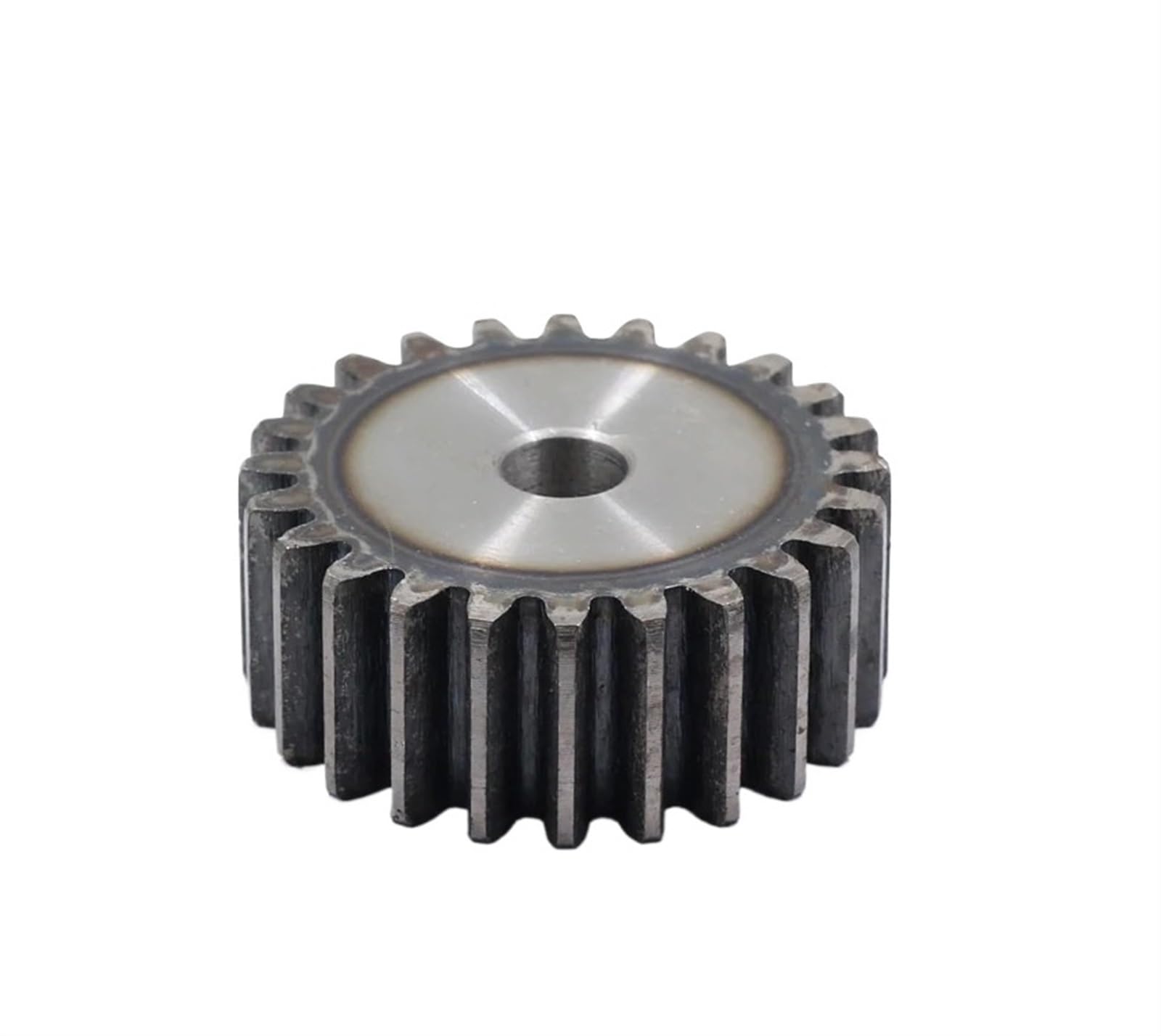 Bevel Gear Pinion Hardware Mechanical 1pcs 1.5 Mod Spur Gear 19T 20T 21T 22T 23T 24T 25T Teeth Bore 8mm Straight Metal Pinion Tooth Surface Steel for CNC Rack(21 Teeth)