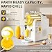 2 IN1 Ice Cream Maker Slushie Machine for Home - 88oz Slushy Machine Maker No Ice Needed Self Cleaning, Frozen Drink Machine, 5 Preset for Soft Serve Ice Cream, Slushie, Margarita, Frappés, Milkshake