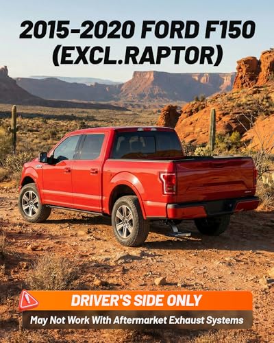 Image of WOLFBOX Truck Bed Step for 2015-2020 Ford F150 | Two-tier Tailgate Step, 330lb Capacity, Anti-Slip Aluminum, No-Drill Install, Not for Raptor & Dual Exhaust Models