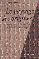 LE PAYSAGE DES ORIGINES 2910735184 Book Cover