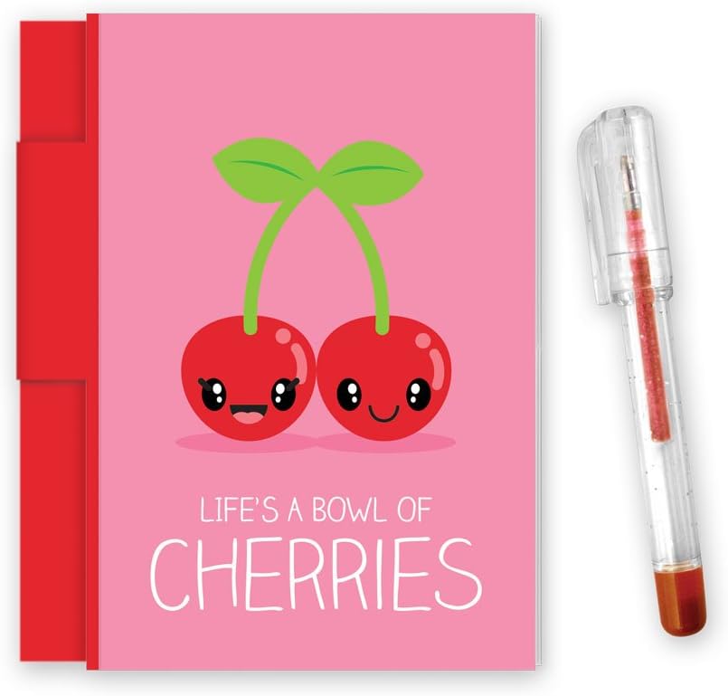 Scentco Sketch & Sniff Note Pad - Cherry Scented Cover