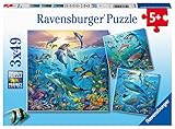 El producto incluye un puzzle infantil de 3 x 49 piezas de Ravensburger en formato 21 x 21 cm para niñas y niños a partir de 5 años, incluye minipóster
