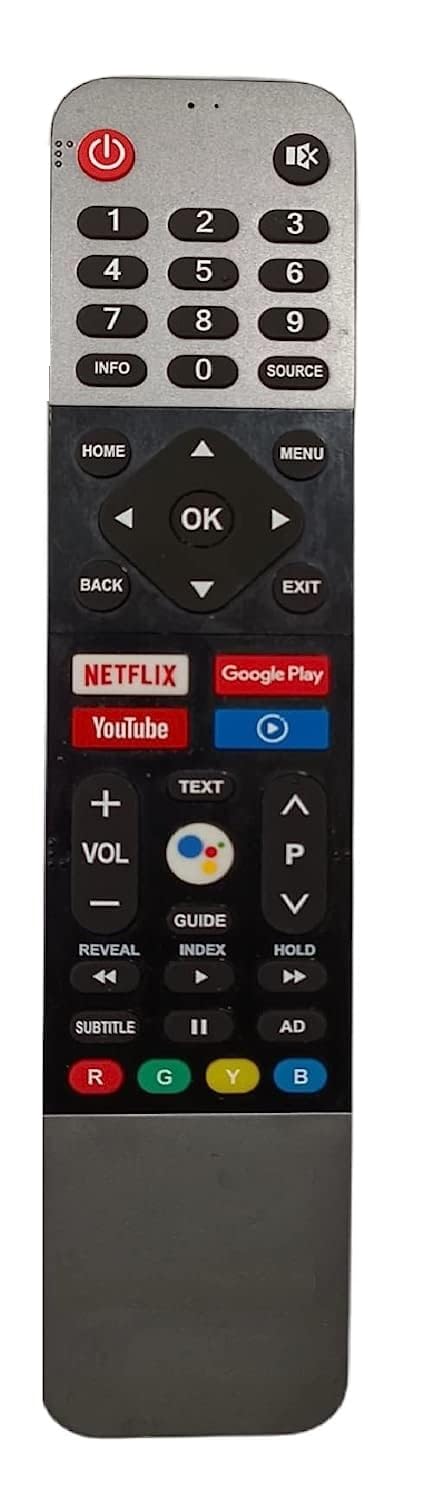 HDF Remote Control Compatible for Motorola & Nokia Smart LCD LED TV with Voice & Google Assistant | Remote No. NFLXFNC – Please Match The Image with Your Old Remote – Pairing Required HDF Remote Control Compatible for Motorola & Nokia Smart LCD LED TV with Voice & Google Assistant | Remote No. NFLXFNC – Please Match The Image with Your Old Remote – Pairing Required