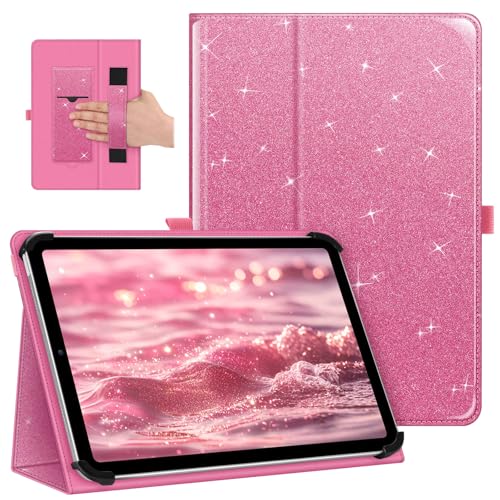 Fintie Funda universal para tablet de 9 a 11 pulgadas, funda tipo libro con correa de mano y ranura para tarjetas para tabletas Urao C107, ECOPAD, Coopers CP10, SHARECLOUD P10, Revvl Tab 2 y más de 9