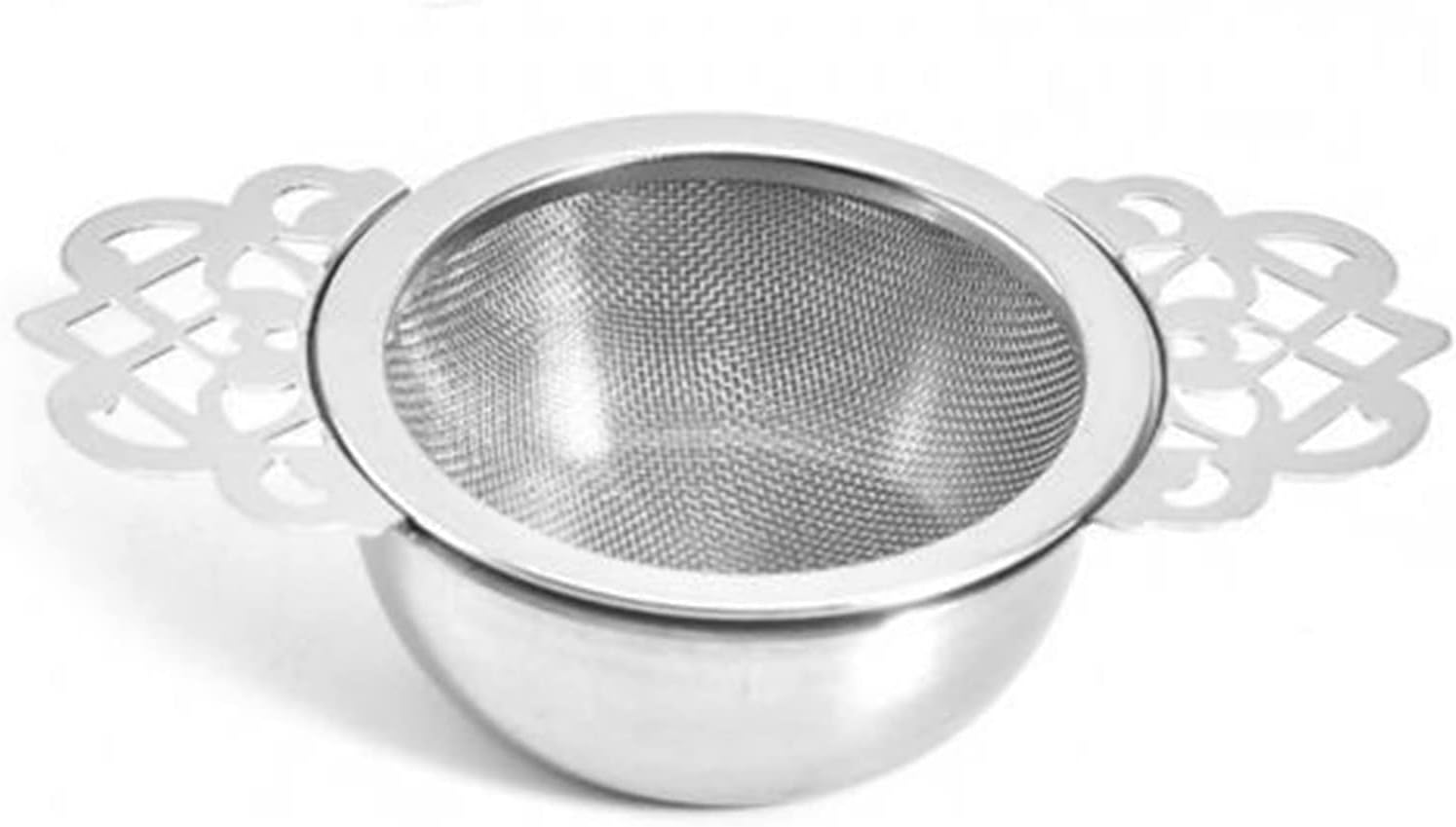 sieves strainers fine mesh Tea Steeper -Proof Stainless Steel Double-Wing Handle Loose-Leaf Tea