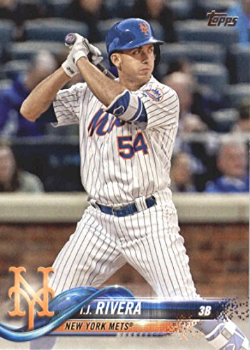 2018 Topps Series 2#405 T.J. Rivera New York Mets Baseball Card - GOTBASEBALLCARDS