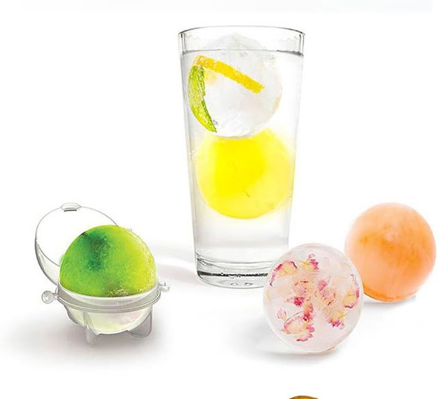 QZSMy Orders Placed Recently by Me Ice Ball Molds Sphere Ice Tray Mold Slow Melting Round Ice Cube Maker for Whiskey,Bourbon Soda,Cocktails, Everyday Use