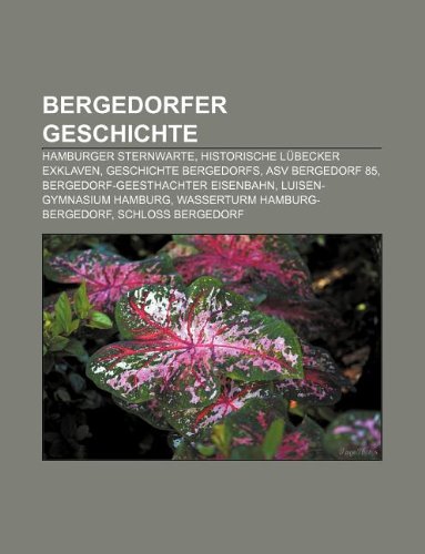 Amazon.co.jp Bergedorfer Geschichte Hamburger Sternwarte, Historische