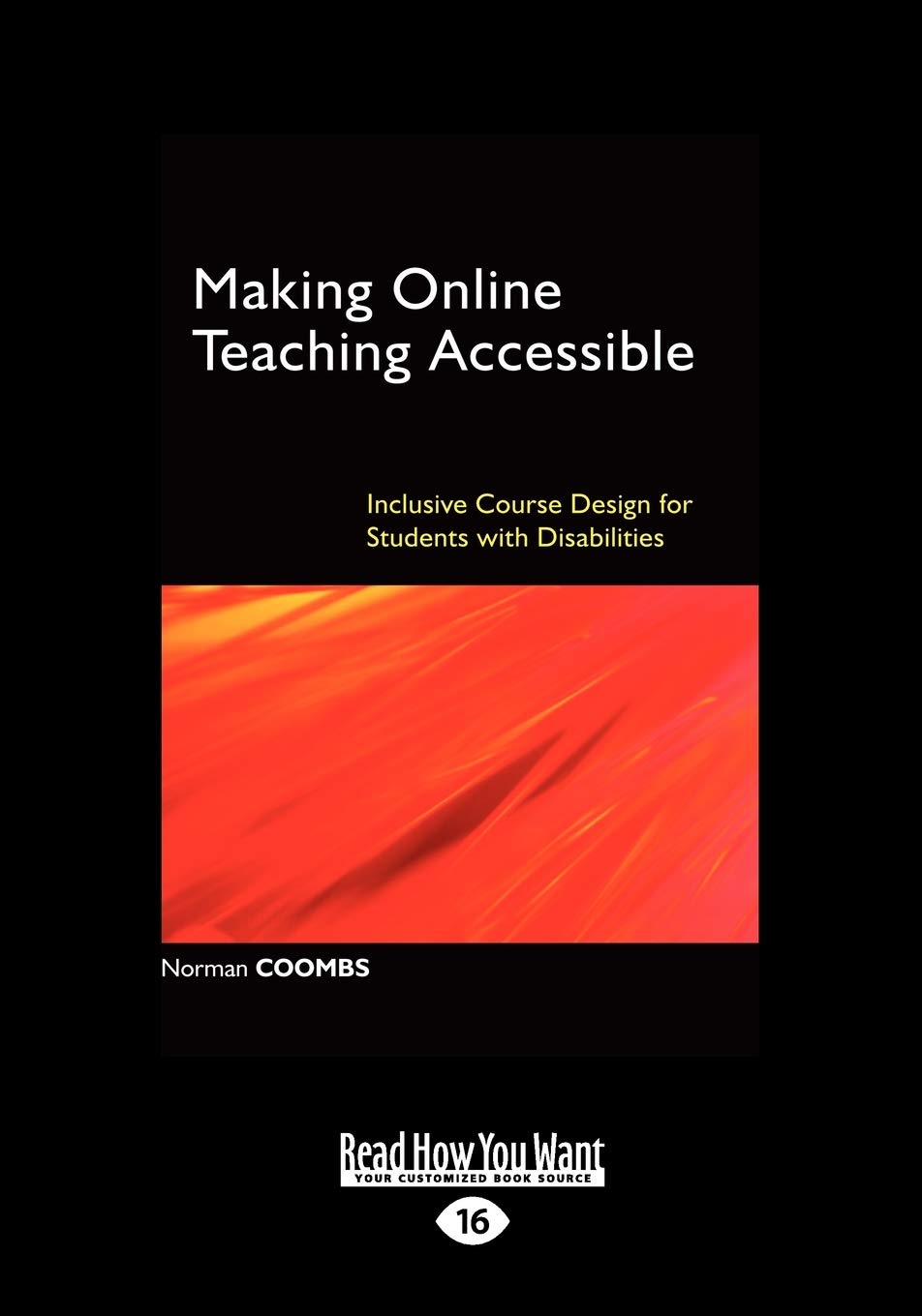 Making Online Teaching Accessible: Inclusive Course Design for Students with Disabilities