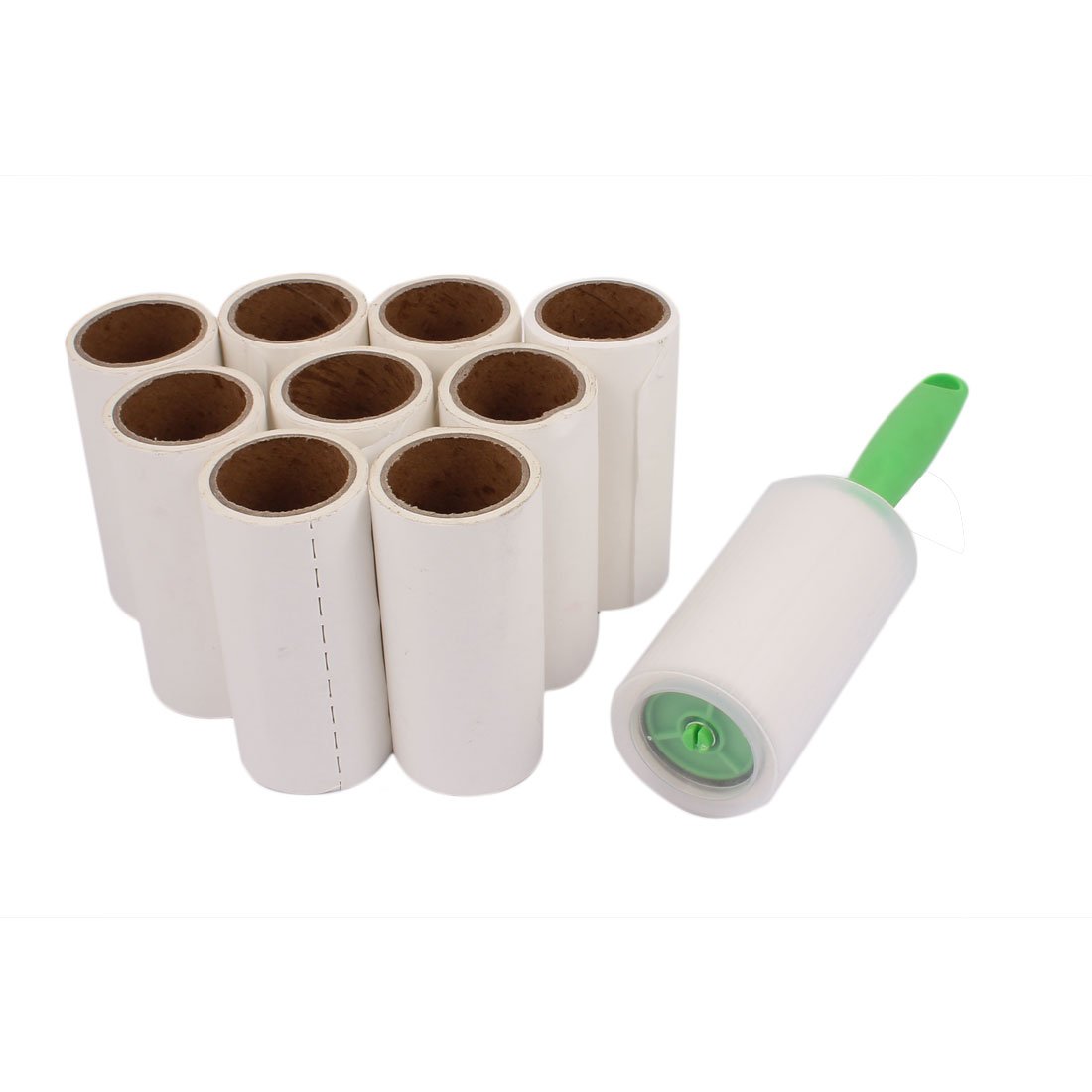 Aexit 10 Pcs Cleaning Brushes Plastic Handle Manual Cleanner Tool Debris Removal w Antistatic Brushes Green Handle