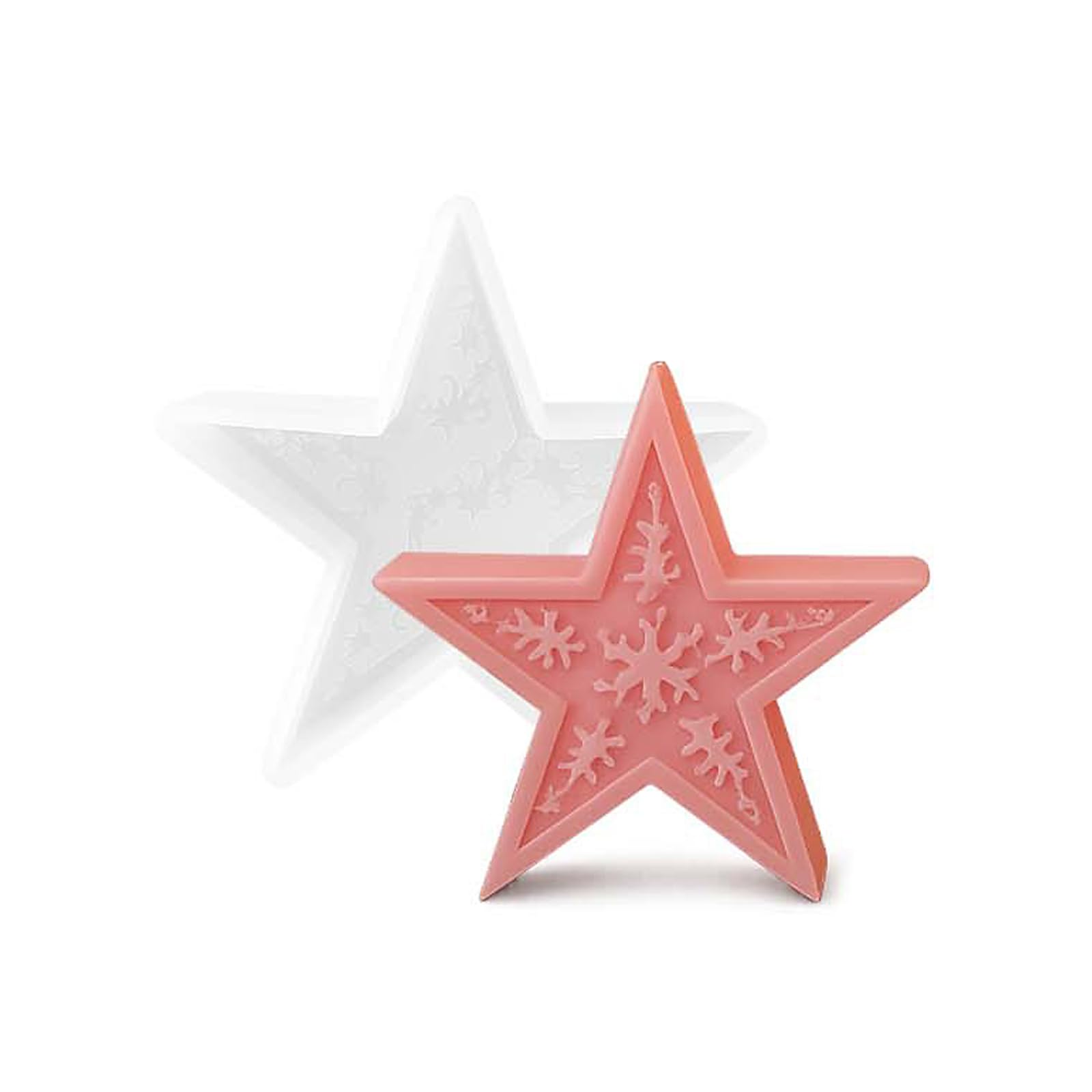 Alksubbm Multipurpose Sturdy Silicone Star Holders Set Portable for Resin Plasters Craft Supplies Assorted Size Practical Sturdy Silicone Craft for Star Holders