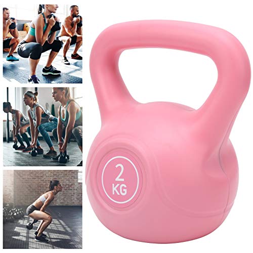2KG Kettlebell Armlifting Training Fitness Kettlebell Gewicht mit extra großem Griff zum Hocken