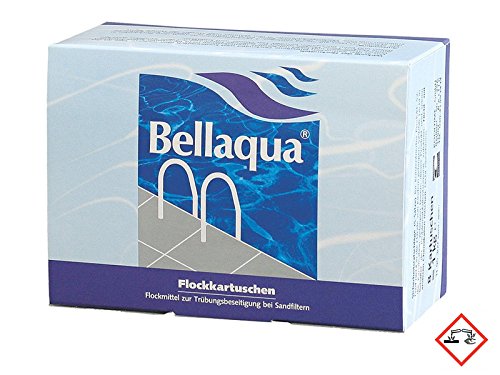 8x Flock Cartridge Swimming Pool Water Treatment 1Kg Flock Medium Bellaqua 749