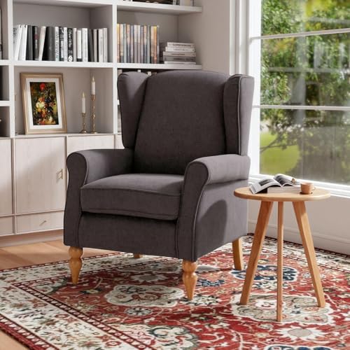 Sillón Plegable Tela Gris miniatura 1
