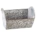 Midwest CBK 8.5" x 5.5" Galvanized Metal Hanging Wall Planter