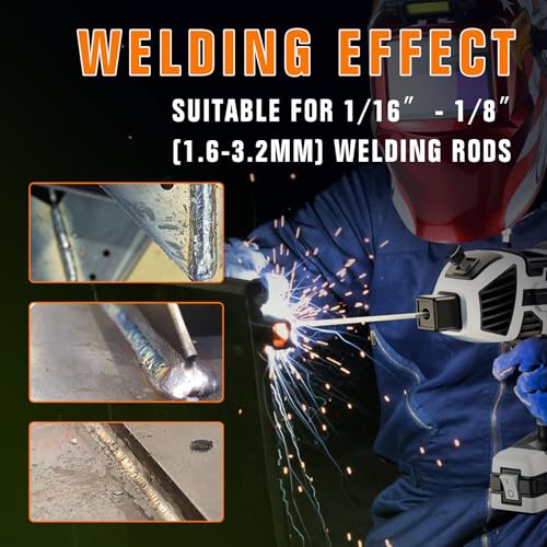 Image of TRQWH Portable Welding Machine 110V Handheld Welder | IGBT Inverter, 5 Variable Current Adjustment, Fit 1 /16 inch-1 /8 inch Welding Rods, for DIY /Home Repair /Farm Maintenance /Automotive