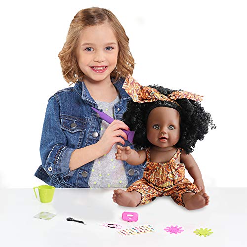 Nice2You Black Dolls 12In American African Girl Baby Doll For Kids Aged 2 3 4 5 6 7 Years Fashion Play Doll Reborn Baby Toy Doll - Life Size Soft Adjustable Perfect For Birthday #TOP3