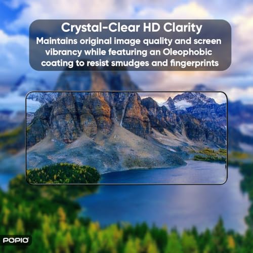 Image of POPIO Xtreme Series Pack of 2 Military-Grade Gorilla Tempered Glass for Samsung Galaxy S26 | 9H Hardness, Edge-to-Edge Coverage, Anti-Scratch