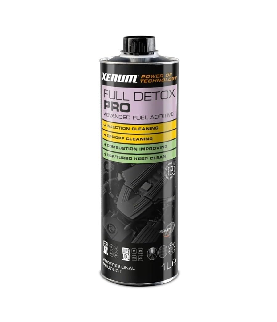 XENUM - Full Detox Pro 1 l Reiniger für Einspritzdüsen, FAP, DPF, Turbo