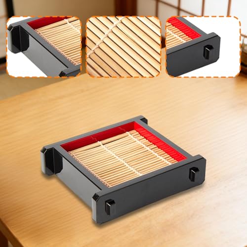 Plato para Sushi y Soba de Bambú miniatura 3