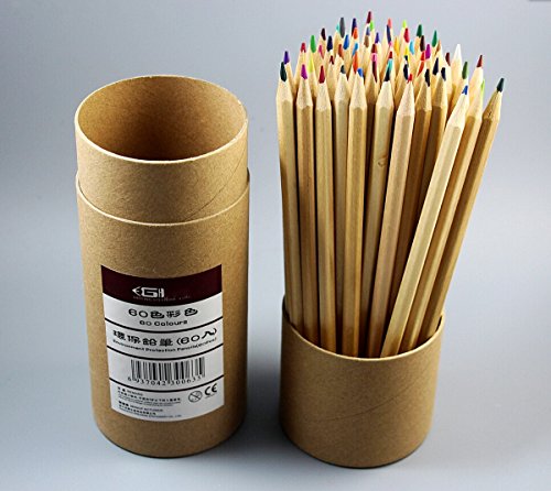 Chengyida 60 Colored Art Pencils - Drawing Pencils For Artist Sketch/ Adult Secret Garden Coloring Book/ Kids Artist Writing/ Manga Artwork #TOP27