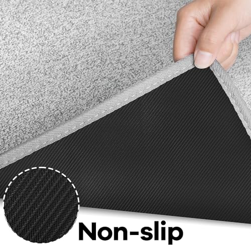Tapete corredor AREDO anti deslizante gris 2x10 ft miniatura 5