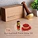 HealthAndYoga™ BronzLift Kansa Face Massager and Kumkumadi Face Oil Trial Vial - Kansa Wand Ayurveda Benefits of Bronze - Skin Lustre (Single Dome)